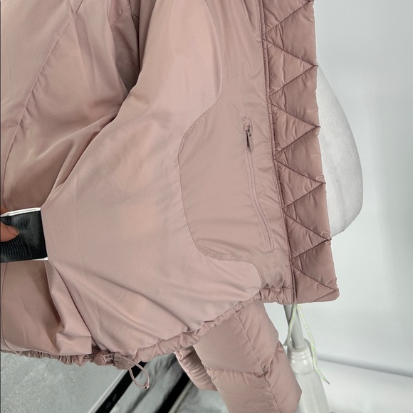 Lululemon Down Puffer Jacket Hooded Blush Pink Size 2 - Picture 13 of 16